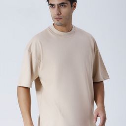 HOUSE OF RS Men Sustainable Solid High Neck T-shirt-image-15