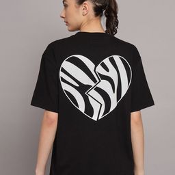 GRIFFEL Graphic Printed Drop-Shoulder Sleeves Cotton Oversized T-shirt-image-62