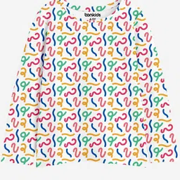 BONKIDS Girls Abstract Printed Round Neck Long Sleeves Cotton T-shirt-image-96