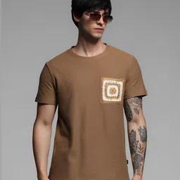 Jack & Jones Men Solid Round Neck Cotton Tshirt-image-76