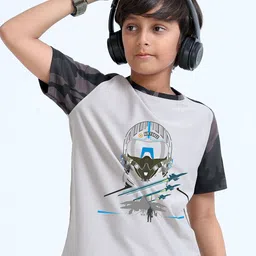 STELLERS Boys Round Neck Humour & Comic Printed T-shirt-image-71