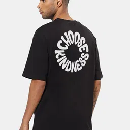 Mad Over Print Men Printed Oversized Drop-Shoulder Sleeves Cotton T-shirt-image-98