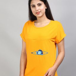 SillyBoom Graphic Printed Maternity And Feeding T-shirt-image-77