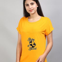 SillyBoom Graphic Printed Maternity And Feeding T-shirt-image-83