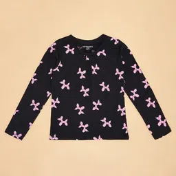 Pantaloons Junior Girls Printed Pockets T-shirt-picture-42