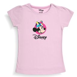Minicult Girls Minnie Mouse Printed Cotton T-shirt-image-33