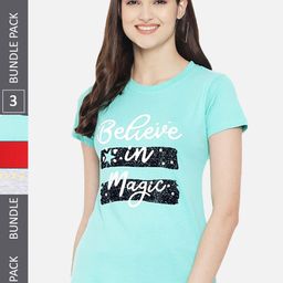 Fabflee Pack Of 3 Printed Cotton T-shirt-picture-7