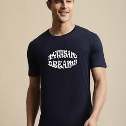 Miaz Lifestyle Typography Printed Pure Cotton T-Shirt-image-98