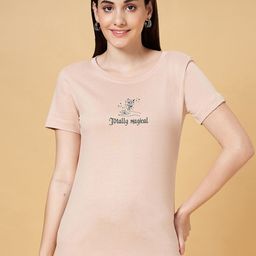 Honey by Pantaloons Typography Printed Cotton T-shirt-image-70