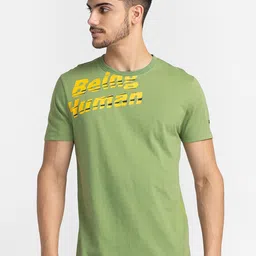 Being Human Typography Printed Cotton T-shirt-image-95