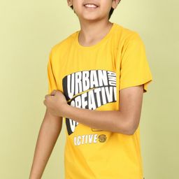 V-Mart Boys Typography Printed Cotton T-shirt-image-51