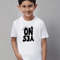 Friskers Boys Typography Printed Short Sleeves Pure Cotton T-shirt-picture-42