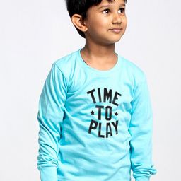 Friskers Boys Typography Printed Long Sleeves Pure Cotton T-shirt-image-97