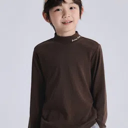 LULU & SKY Boys High Neck Extended Sleeves Pockets T-shirt-image-75
