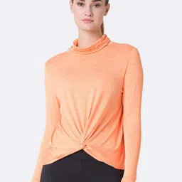 Van Heusen Turtle Neck Knotted Antibacterial Quick-Dry T-Shirt-image-96
