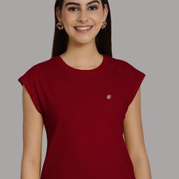 Friskers Extended Sleeves Round Neck Pure Cotton T-shirt-image-85
