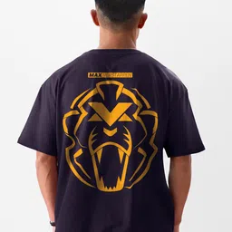 Crazymonk Max Verstappen Printed Drop Shoulder Pure Cotton Oversized T-Shirt-picture-49