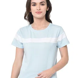 GLITO Striped Relaxed Fit Cotton T-shirt-image-10