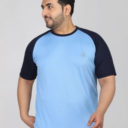 CHKOKKO Colourblocked Drop-Shoulder Sleeves Regular T-shirt-image-96
