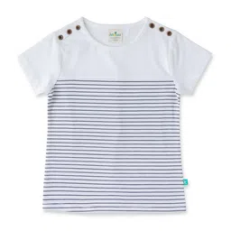 JusCubs Girls Round Neck Striped T-shirt-image-74