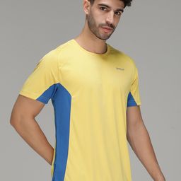 SPORTO Round Neck Raglan Sleeves Colourblocked Regular Fit T-shirt-image-72