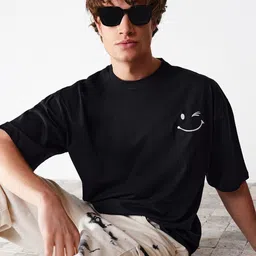 Trendyol Round Neck Short Sleeves Cotton T-shirt-image-90