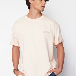 Trendyol Round Neck Drop-Shoulder Sleeves Casual T-shirt-picture-44