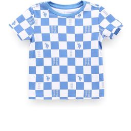U.S. Polo Assn. Kids Boys Brand Logo Printed Round Neck Pure Cotton T-shirt-10