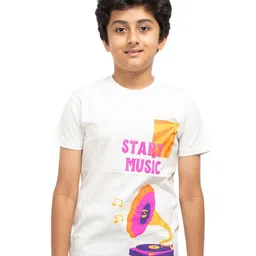 BAESD Boys Typography Printed Pure Cotton T-shirt-image-77