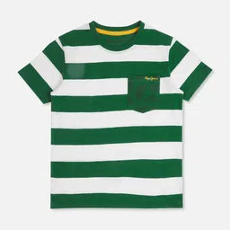 Pepe Jeans Boys Striped Pure Cotton T-shirt-image-33