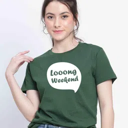 T-SHIRT TRUCK Typography Printed Cotton Casual T-Shirt-image-60
