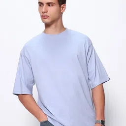 Bewakoof Drop-Shoulder Sleeves Oversized Cotton T-shirt-image-78