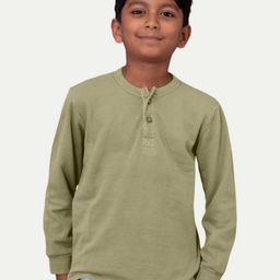 BAESD Boys Henley Neck Pockets T-shirt-image-82