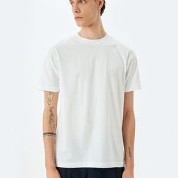 Koton Men Solid Round Neck Cotton T-shirt-image-47