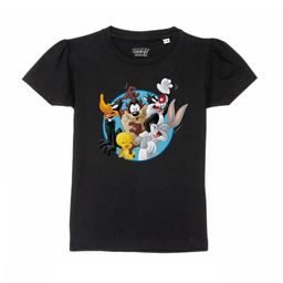 Looney Tunes by Wear Your Mind Girls Black Looney Tunes Printed T-shirt-image-49