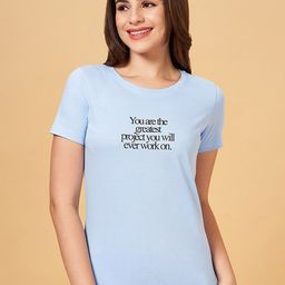 Honey by Pantaloons Typography Printed Cotton T-shirt-image-67
