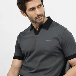 RARE RABBIT Men Carmelon Polo Collar Short Sleeves T-Shirt-10
