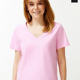 Trendyol Pack of 2 V-Neck Short Sleeves Cotton T-shirt-image-29