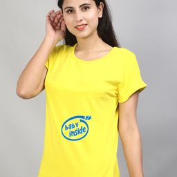 SillyBoom Typography Printed Maternity And Feeding  T-shirt-image-71
