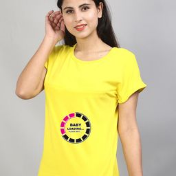 SillyBoom Typography Printed Maternity And Feeding  T-shirt-image-73