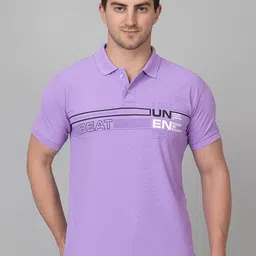 ZEFFIT Typography Printed Polo Collar Casual T-shirt-picture-11