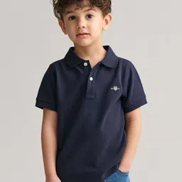 GANT Boys Polo Collar Pockets T-shirt-image-29