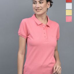 Dollar Missy Women 5 Polo Collar T-shirt-image-90