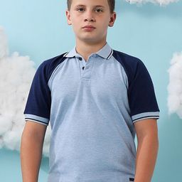 Instafab Boys Polo Collar Cotton T-shirt-image-13