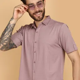 V-Mart Striped Polo Collar Short Sleeves Cotton T-shirt-image-33