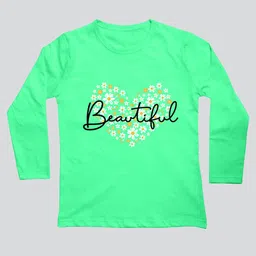 Mojua Girls Bio Finish Graphic Printed Cotton T-Shirt-picture-49