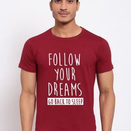 FERANOID Typography Printed Cotton Bio Finish T-shirt-image-80