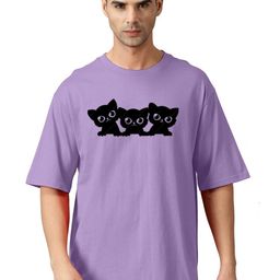 Elibolz Graphic Printed Drop-Shoulder Sleeves Oversized Cotton T-shirt-image-82