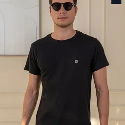 Lux Cozi Pack Of 2 Short Sleeves Round Neck Cotton Casual T-Shirts-image-71