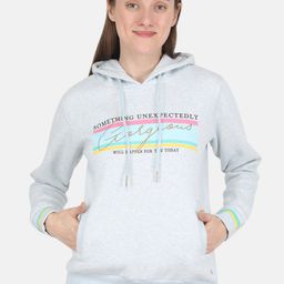 Monte Carlo Women Blue Printed Hooded Sweatshirt-picture-40